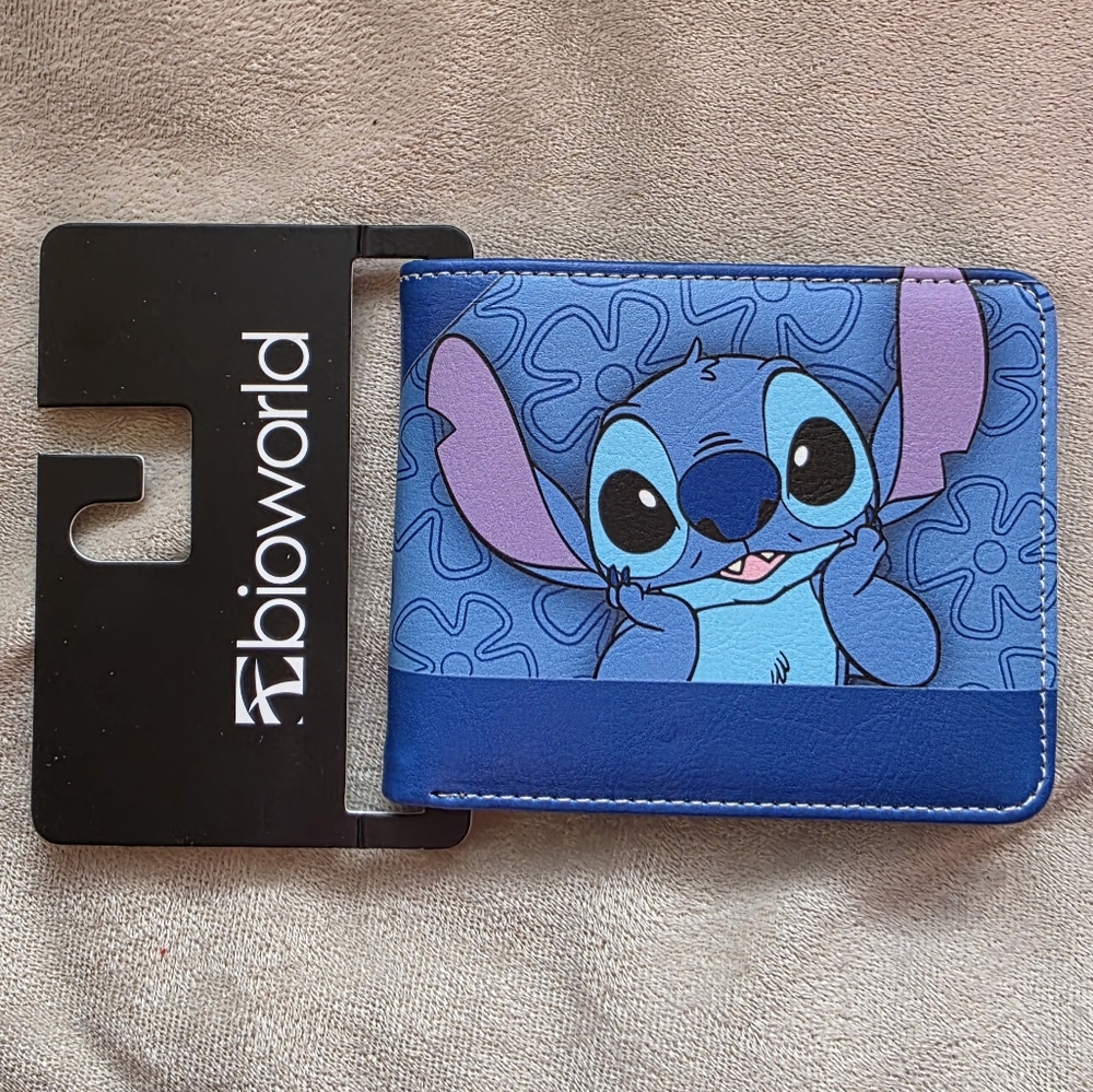 BIOWORLD Blue Stitch Bifold Wallet